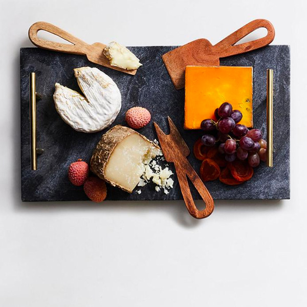 cheese board and cutting board